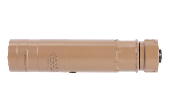 Rugged Suppressors Razor556 Suppressor in FDE with 17-4 PH stainless steel body